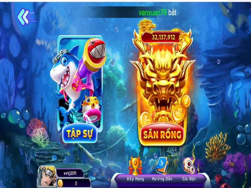 Cạnh tranh phần thưởng hấp dẫn của Fish Hunter 2D