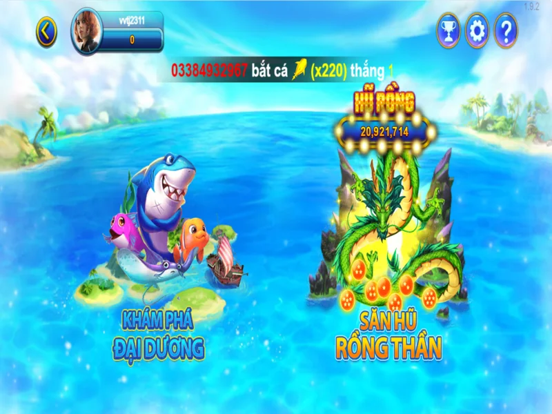 Chế độ đa người chơi trong game bắn cá Fishermen Gold